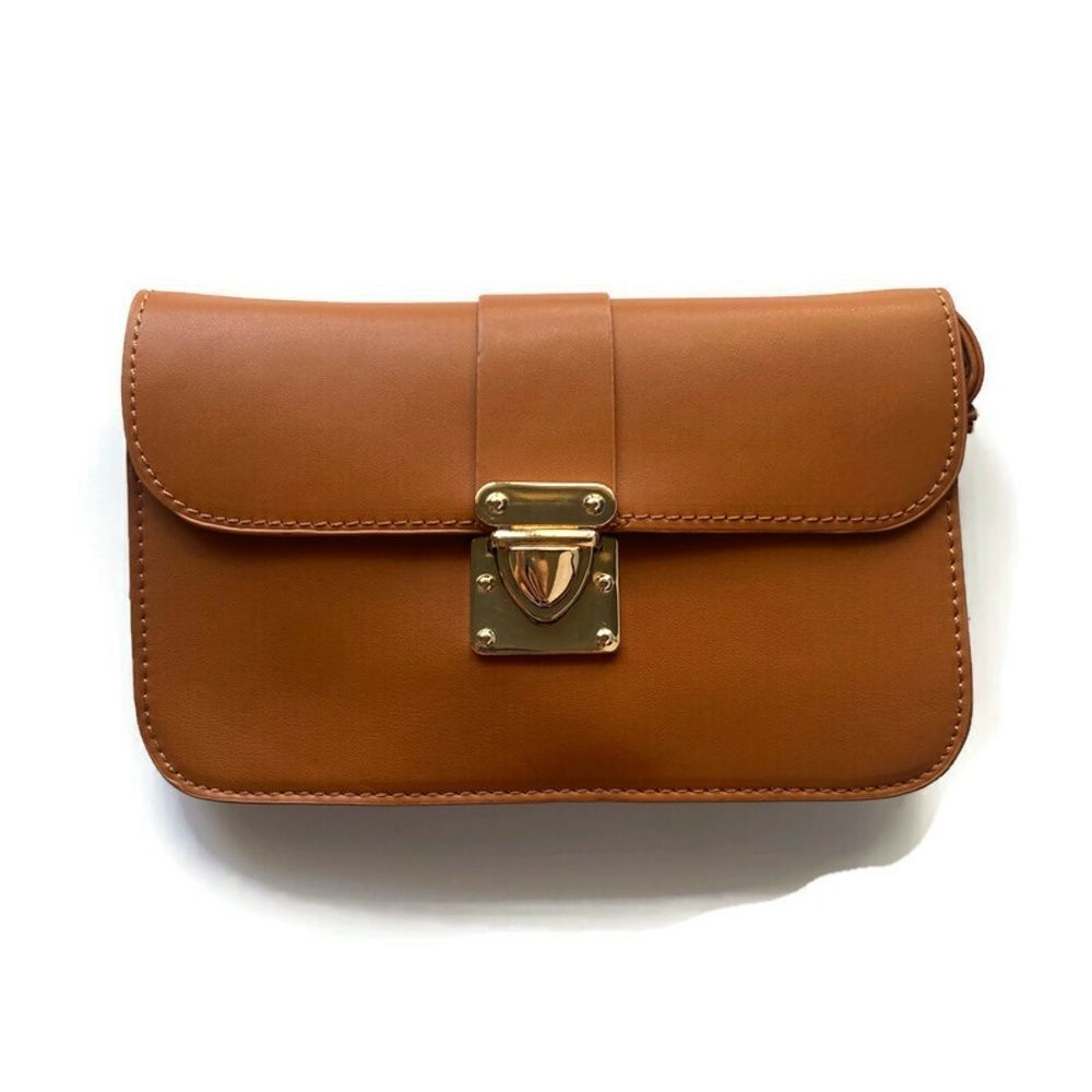 Camel Colored Small Shoulder Bag